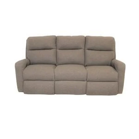 Contemporary Power Headrest Sofa with Pillows