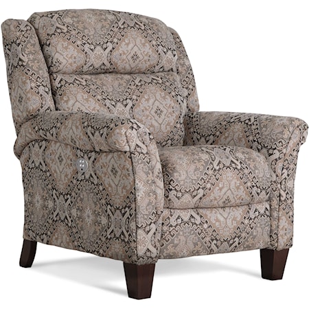 Transitional Power Plus High Leg Recliner