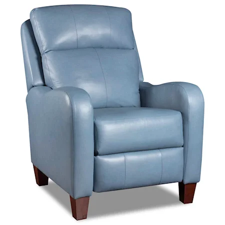 Transitional Power Plus High-Leg Recliner with USB Port