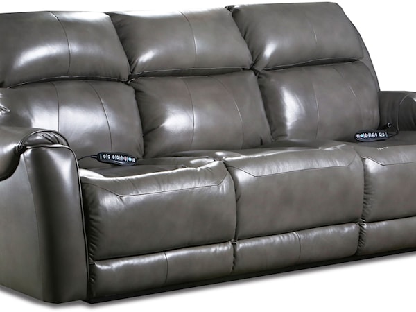 Power Headrest Double Reclining Sofa SoCozi