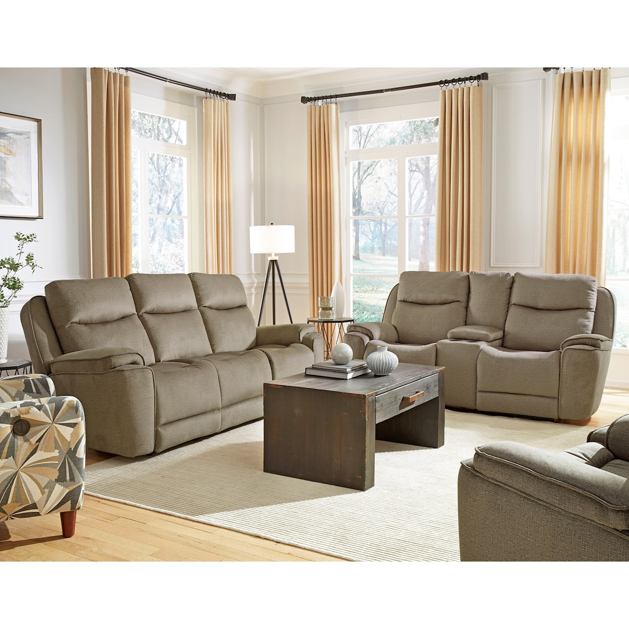 Powell's Motion Show Stopper Power Reclining Living Room Group