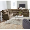 Powell's Motion Show Stopper Power Headrest Reclining Sectional