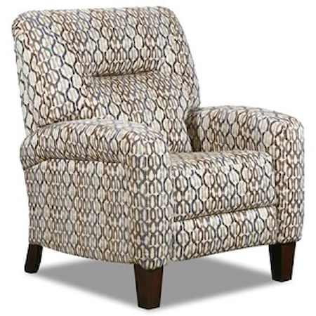 Transitional High-Leg Recliner