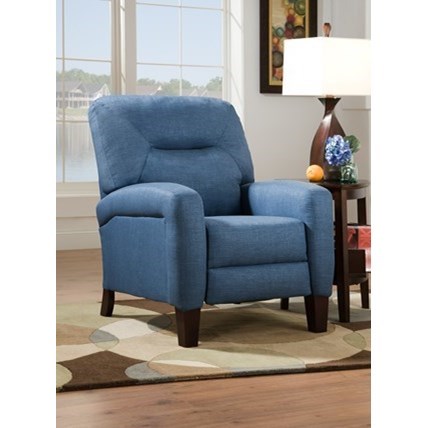 Maiden Lane SoHo 1635 Transitional High Leg Recliner Virginia