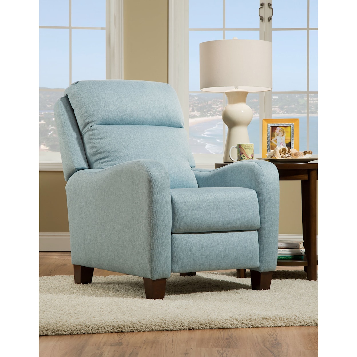 Southern Motion Prestige High Leg Recliner with Power Headrest