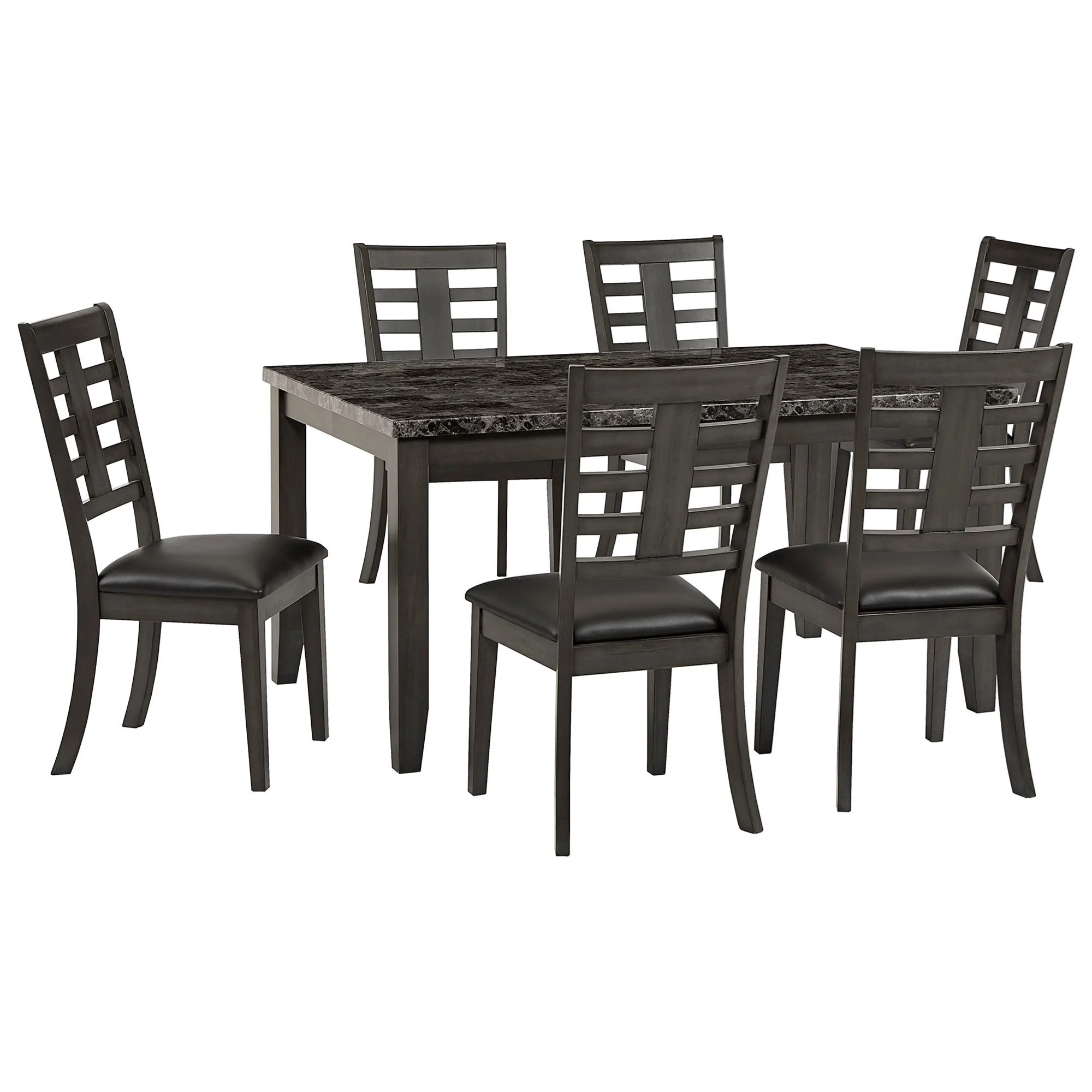 Standard Furniture Canaan 10272 Contemporary 7Piece Dining Set with