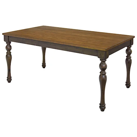 Two-Tone Leg Dining Table