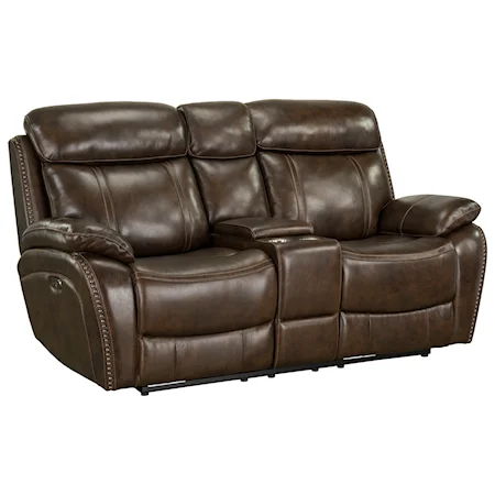 Power Reclining Loveseat with Powered Headrest