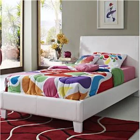Twin Upholstered Youth Bed