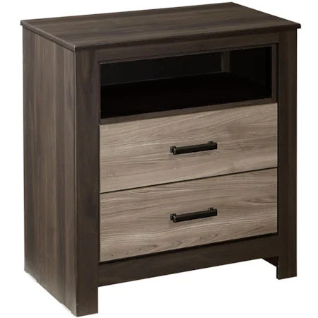 Media Chest with 2 drawers and storage compartment