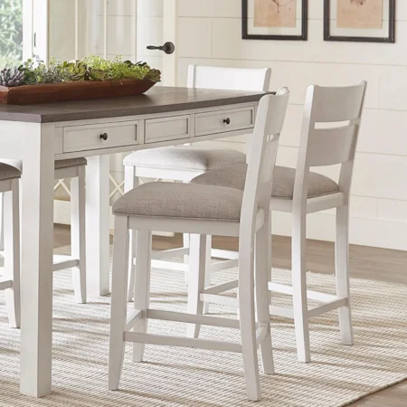 Casual 5-Piece Counter Height Dining Set