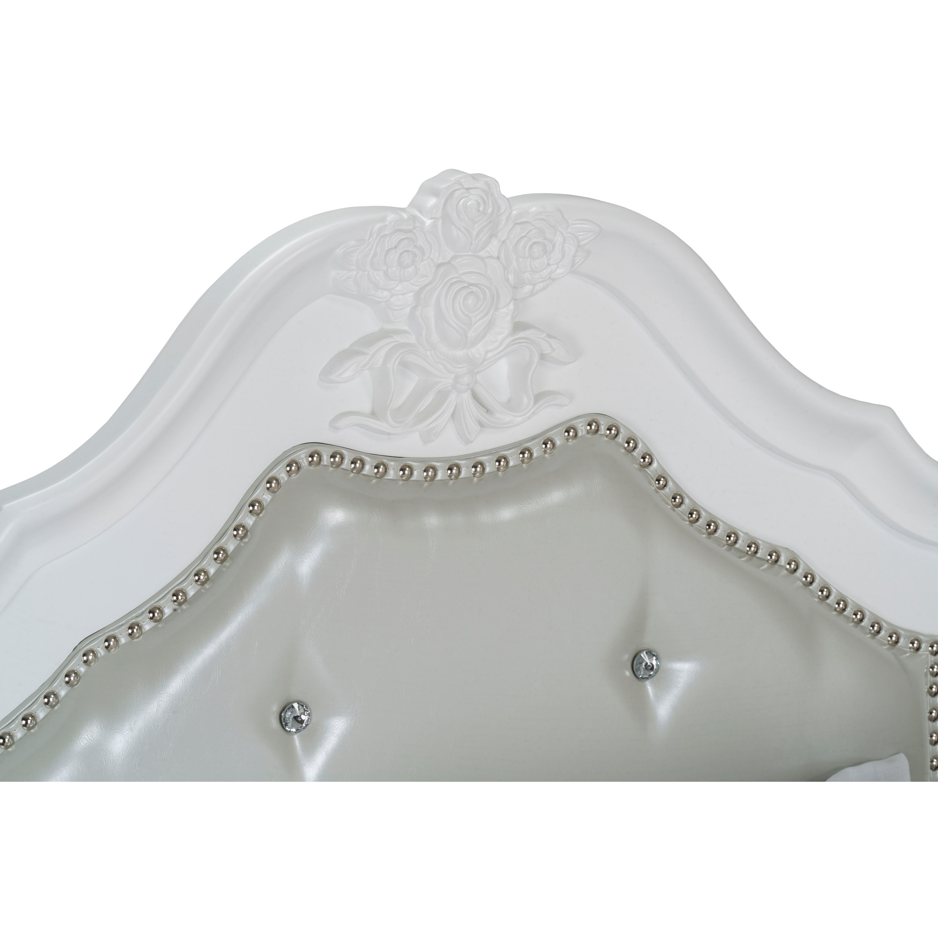 Standard Furniture Olivia 93851+52+53 Twin Poster Bed with Upholstered