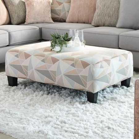 Contemporary Rectangular Cocktail Ottoman