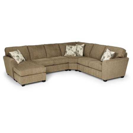 3 Pc Sectional Sofa w/ RAF Chaise