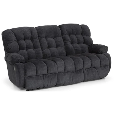 Reclining Sofa w/ Pillow Arms