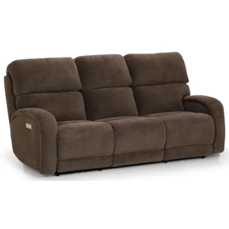 Power Reclining Sofa with Power Headrest and USB Ports