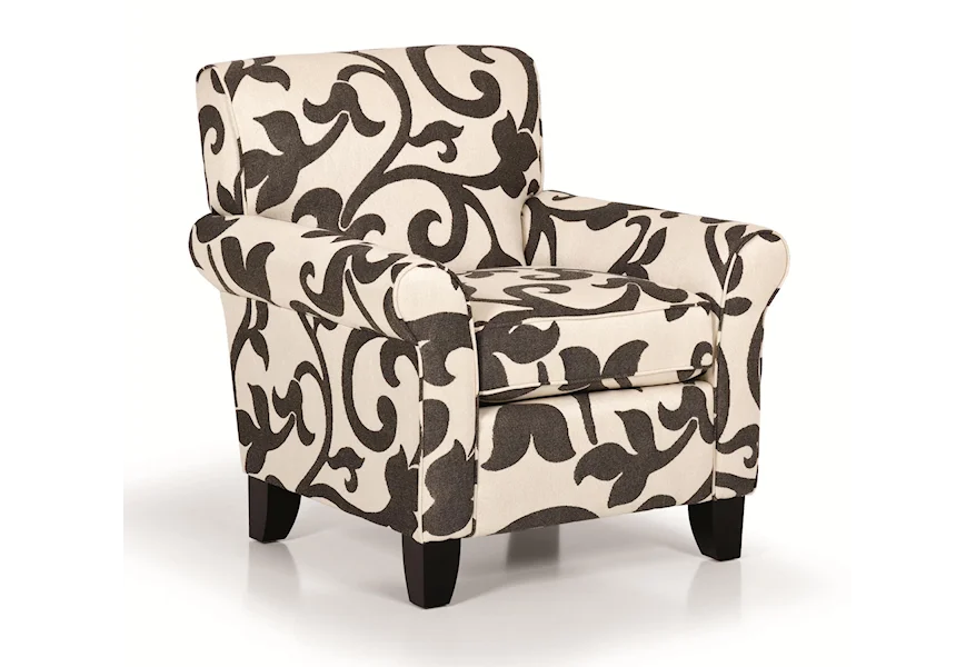 29057 Rolled Arm Accent Chair by Sunset Home at Sadler's Home Furnishings