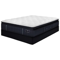 Full 15" Luxury Firm Euro Pillow Top Mattress and 9" SX4 Foundation