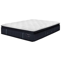 King 15" Luxury Firm Euro Pillow Top Mattress and 2pc Horizontal King Ergomotion Pro Tract Extend Power Base