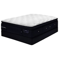 Cal King 15" Luxury Firm Coil on Coil Premium Mattress and 9" SX4 Foundation