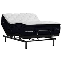 Twin Extra Long 15" Luxury Plush Euro Pillow Top Coil on Coil Premium Mattress and Ergomotion Inhance Power Base