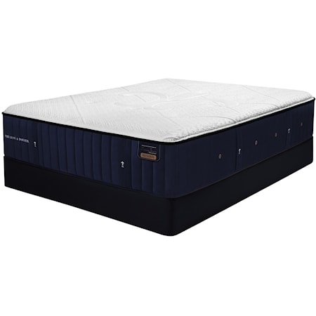 Queen 15" Luxury Plush Coil on Coil Premium Mattress and 9" SX4 Foundation