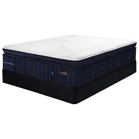 Queen 16" Luxury Plush Euro Pillow Top Coil on Coil Premium Mattress and 9" SX4 Foundation