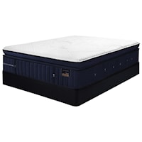 King 16" Luxury Plush Euro Pillow Top Coil on Coil Premium Mattress and 9" SX4 Foundation