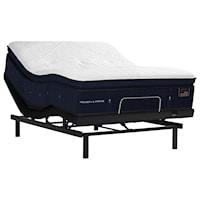 Twin Extra Long 16" Luxury Plush Euro Pillow Top Coil on Coil Premium Mattress and Ergomotion Inhance Power Base