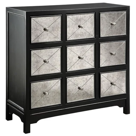 Black Chest with Nine Drawers