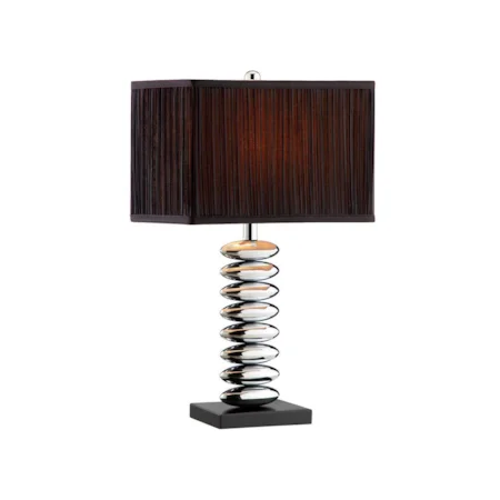 Wood & Metal Table Lamp