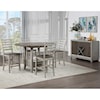 Steve Silver Abacus 5-Piece Counter Table and Chair Set