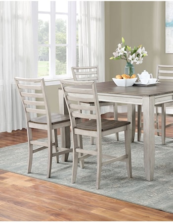 7-Piece Counter Table and Chair Set