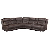 3 Piece Reclining Sectional Sofa with USB Port