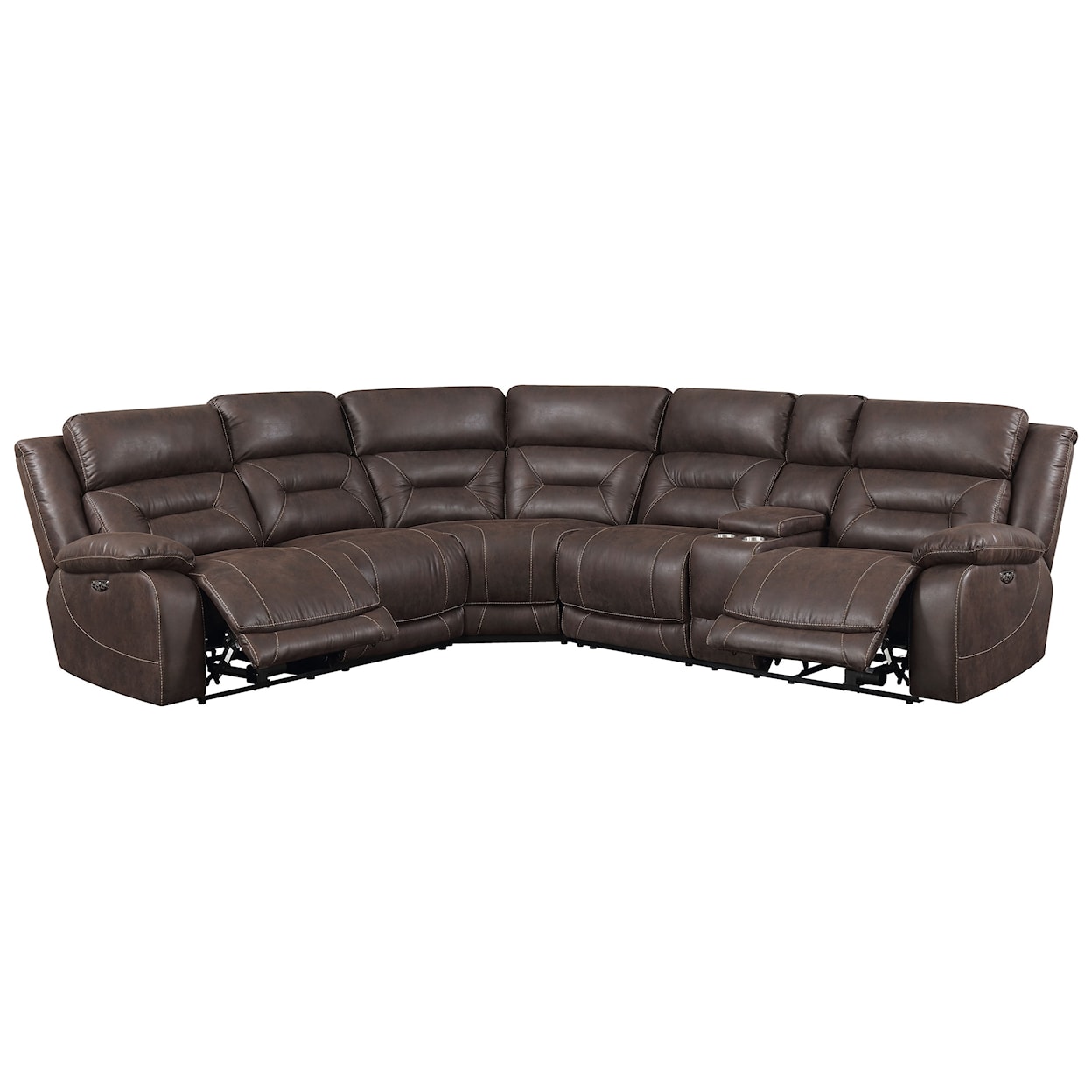 Prime Aria 3 Piece Reclining Sectional Sofa