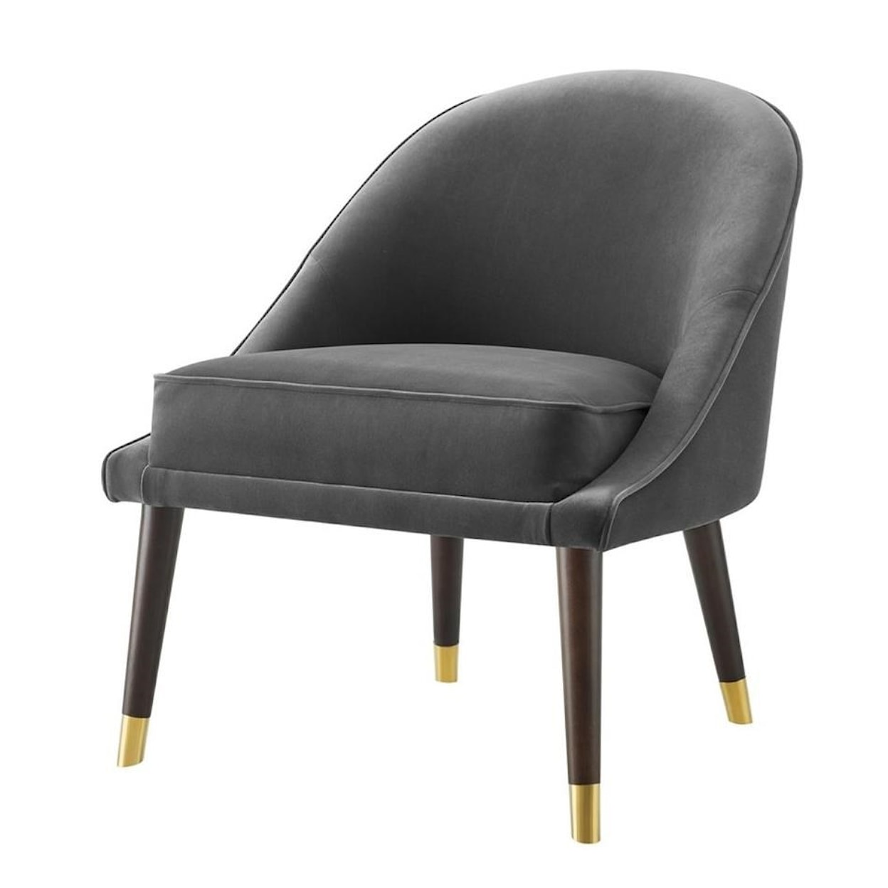 Steve Silver Ava AVA GREY VELVET ACCENT CHAIR | .