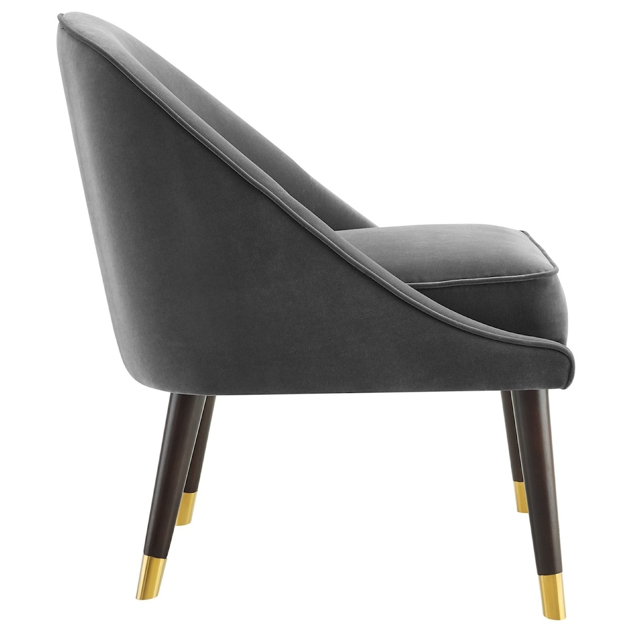 Steve Silver Ava AVA GREY VELVET ACCENT CHAIR | .