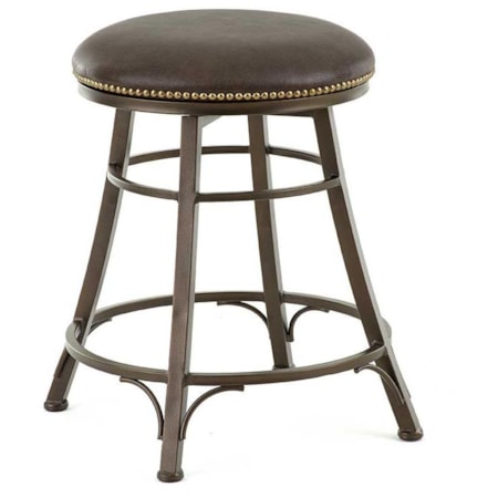 Backless Swivel Counter Chair