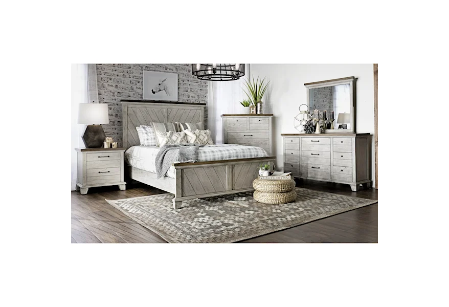 Bear Creek King Bedroom Group by Steve Silver at A1 Furniture & Mattress