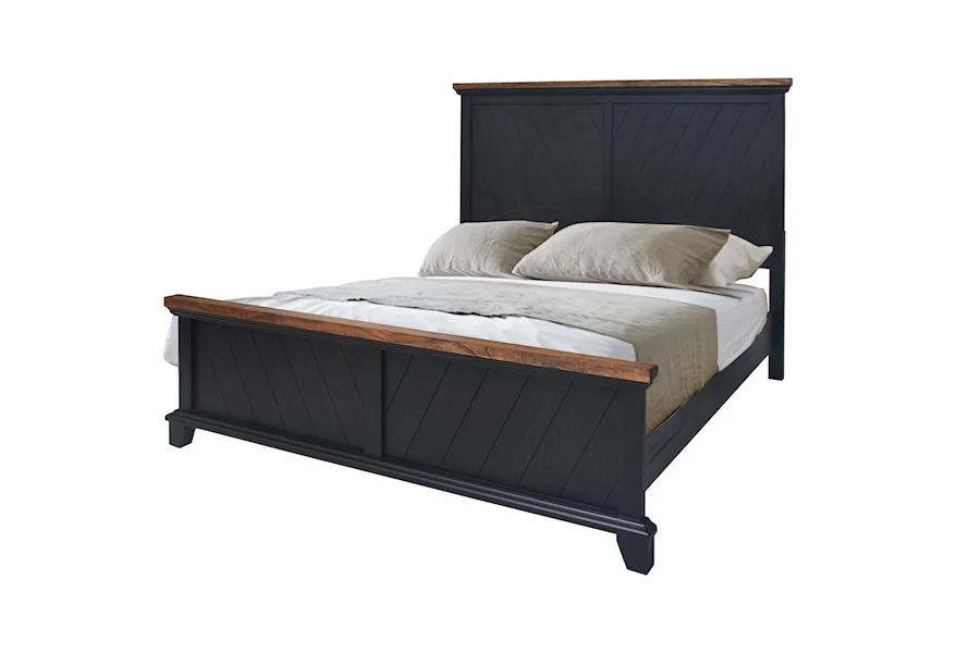Bear Creek Queen Panel Bed by Steve Silver at Z & R Furniture