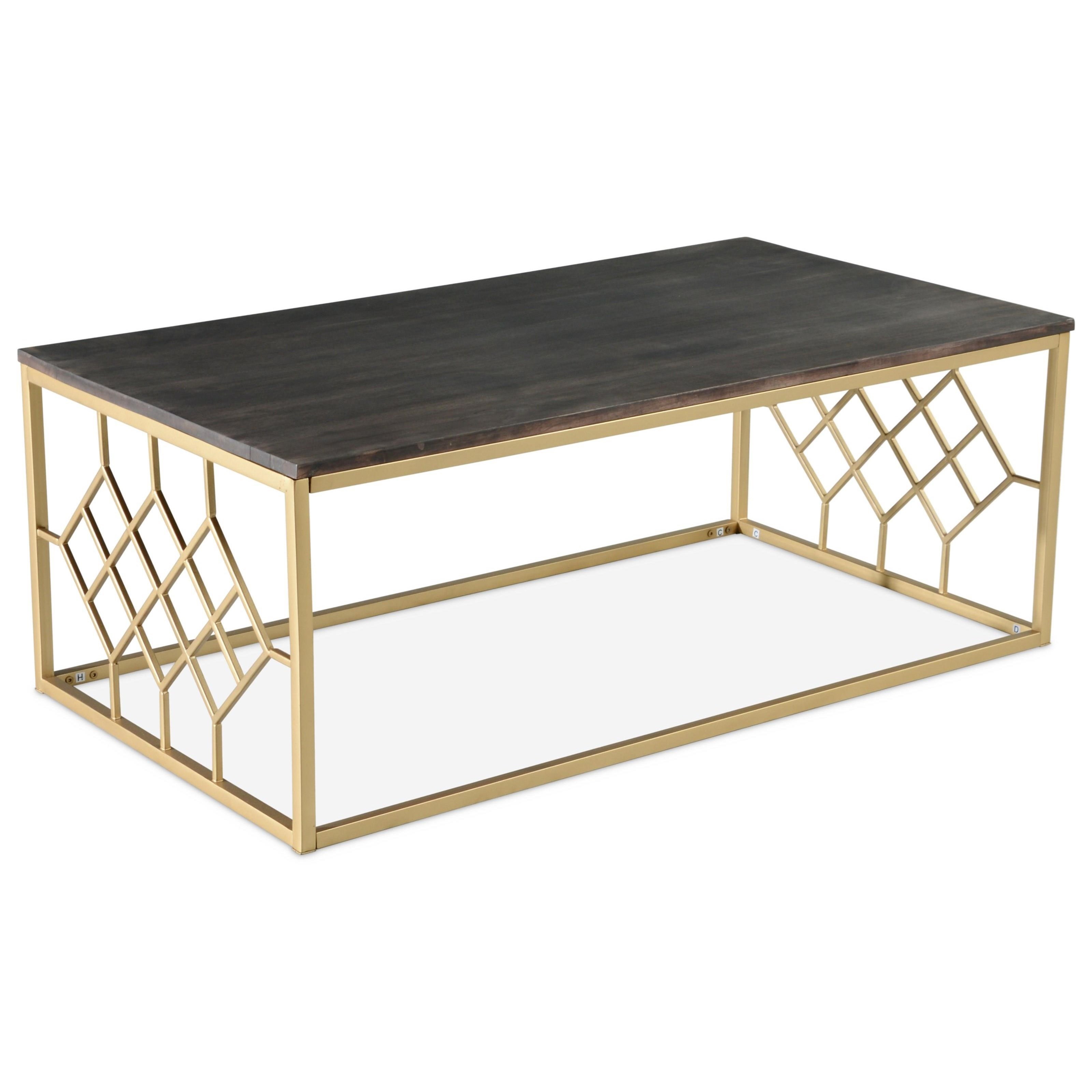 Steve Silver Beatrix BT300C Transitional Cocktail Table with Mixed