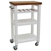 BOLDEN WHITE KITCHEN CART |