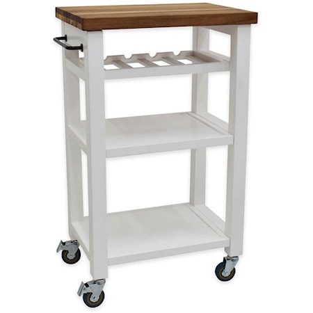 BOLDEN WHITE KITCHEN CART |