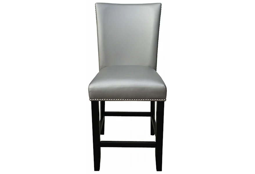 Camila Upholstered Counter Chair with Nailhead by Steve Silver at Walker's Furniture
