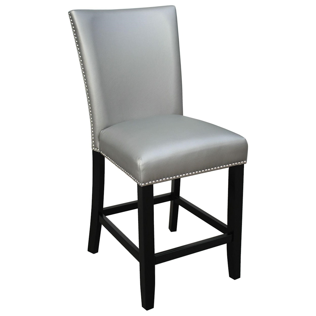 Prime Camila Upholstered Counter Chair with Nailhead