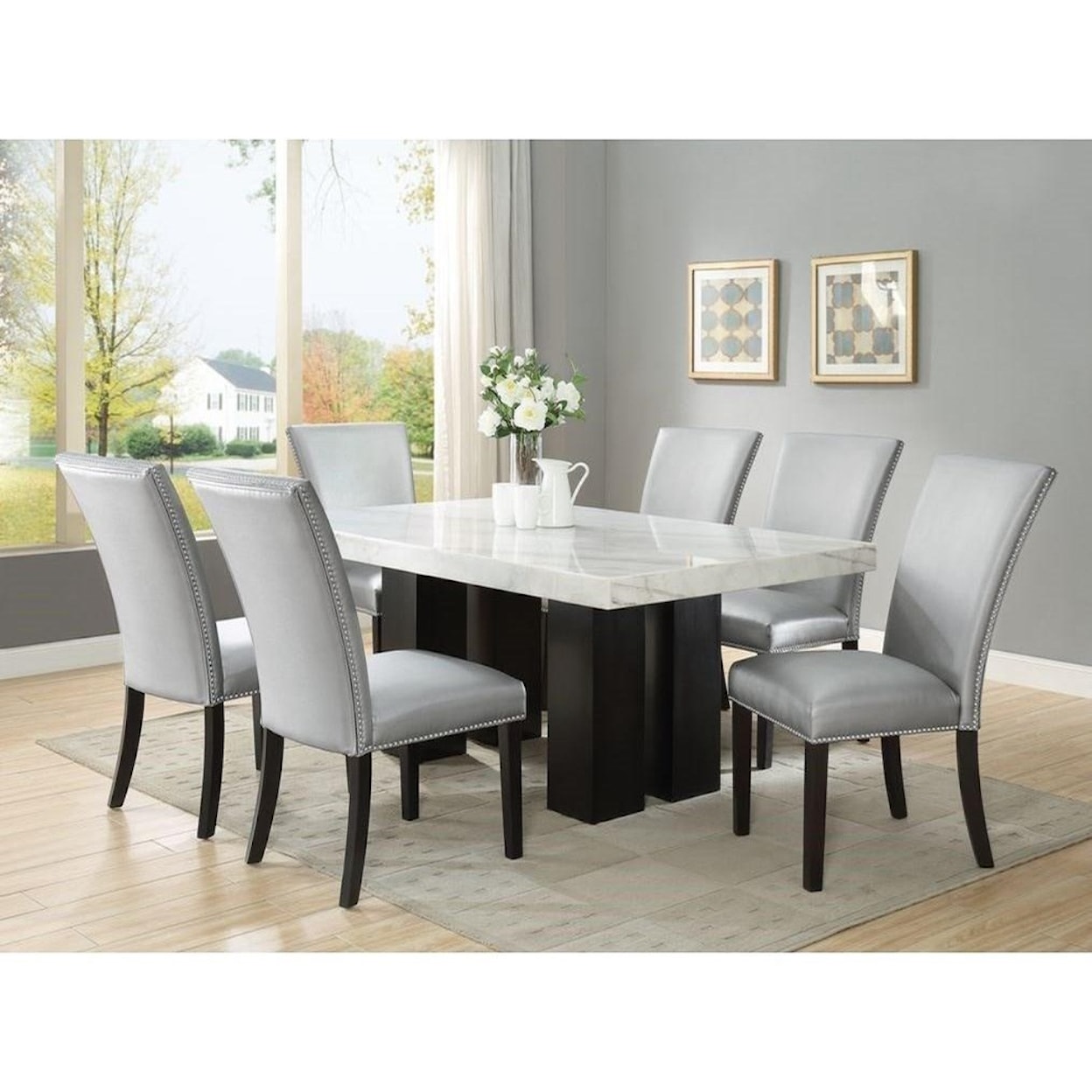 Prime Camila Dining Chair with Nailhead
