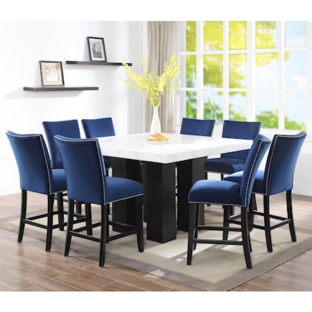 9 Piece Counter Height Dining Set
