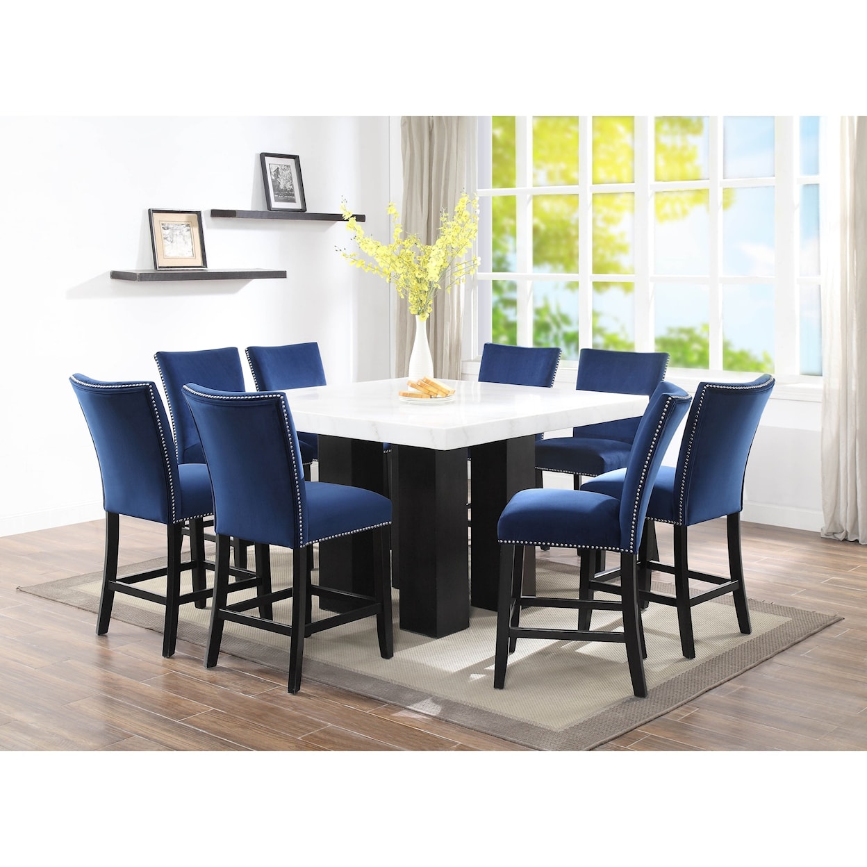 Prime Camila Square Counter Height Table