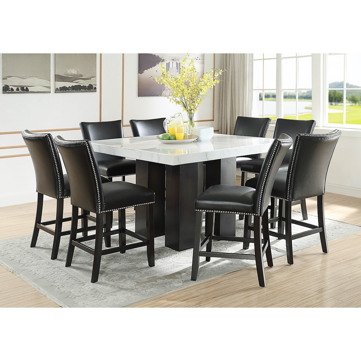 Prime Camila Square Counter Height Table