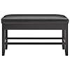 Steve Silver Carrara Counter Height Dining Bench